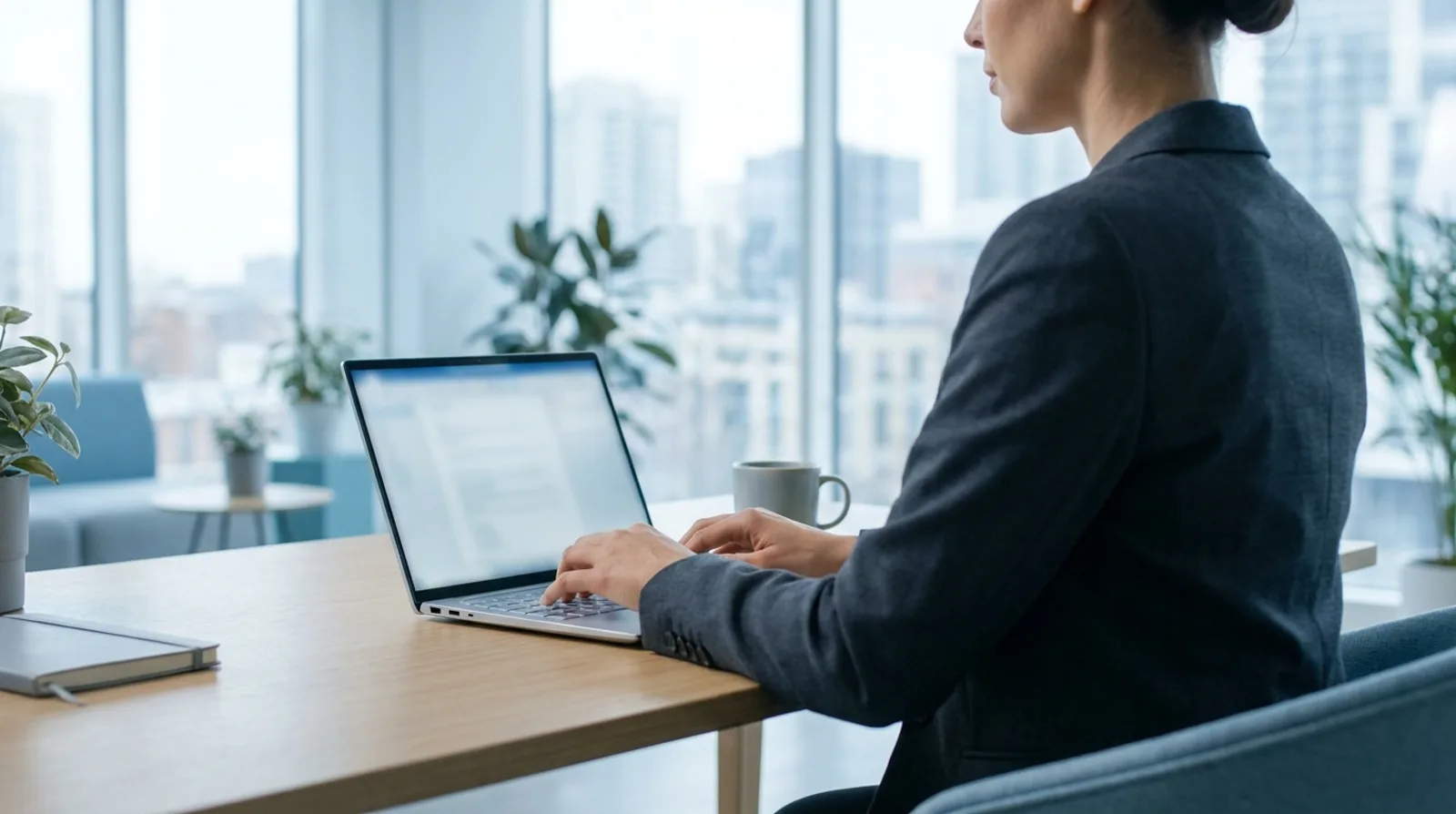 A professional working inside their AI operating system