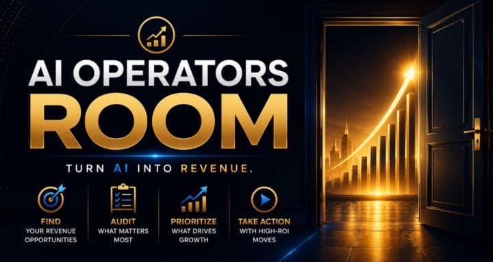 The AI Operators Room, turn AI into revenue